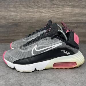 Nike Air Max 2090 Sneakers Womens Size 9 Black Pink Running Shoes